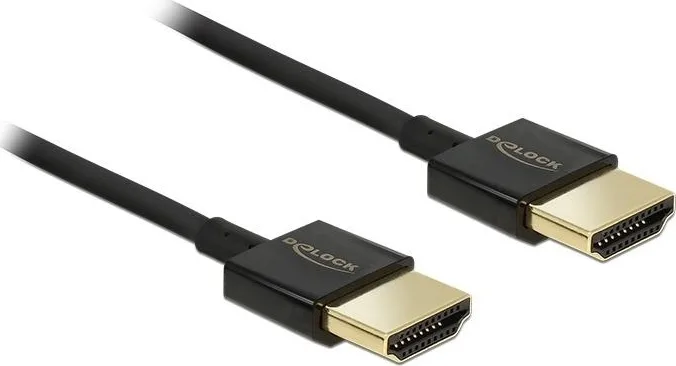 20200310125033_delock_hdmi_2_0_cable_hdmi_male_hdmi_male_1m_84771.jpeg DeLock HDMI 2.0 Premium High Speed 4K 60Hz HDR Cable HDMI male - HDMI male 1m Μαύρο 84771 - Image 1