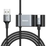 Baseus Braided USB to Lightning Cable Μαύρο 1.5m (CALHZ-01)