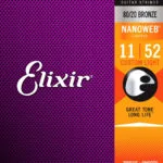 Elixir Nanoweb Σετ Χορδών 80/20 Bronze Ακουστικής Κιθάρας 11 - 52"