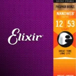 Elixir Nanoweb Σετ Χορδών Phosphor Bronze Ακουστικής Κιθάρας 12 - 53"