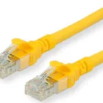 Roline U/UTP Cat.6a (Gigabit) Καλώδιο Δικτύου Ethernet 1m Κίτρινο 21.15.2721