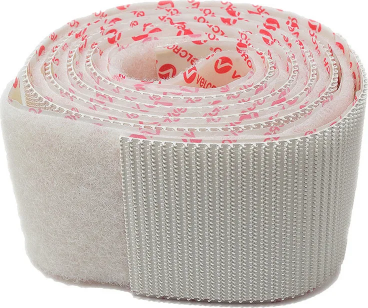 20200824142858_velcro_tainia_chrits_chrats_white_50mm_x_1m.jpeg Velcro White Αυτοκόλλητη Ταινία Χριτς Χρατς Λευκή 1mx50mm - Image 1