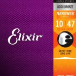Elixir Nanoweb Σετ Χορδών 80/20 Bronze Ακουστικής Κιθάρας 10 - 47"