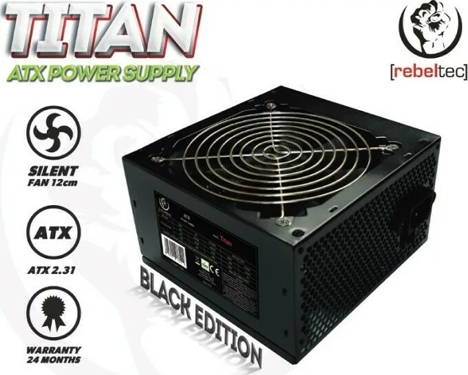 20200925161425_rebeltec_titan.jpeg Rebeltec Titan 400W Μαύρο Τροφοδοτικό Υπολογιστή Full Wired - Image 1