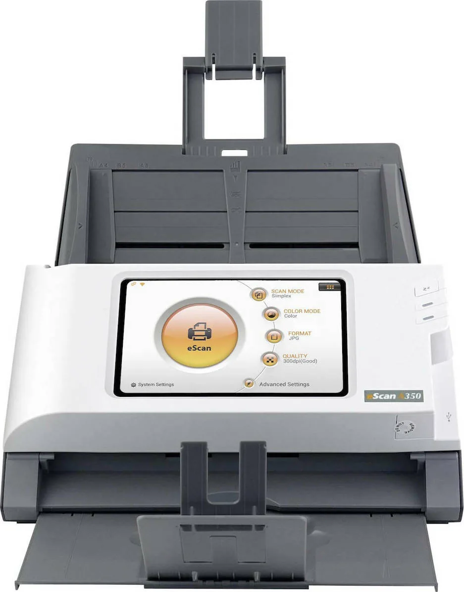 20201008124037_plustek_escan_a350_enterprise.jpeg Plustek eScan A350 Enterprise Sheetfed Scanner A4 με WiFi - Image 1