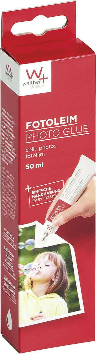 20201104155232_walther_photo_glue_fk050t_50ml.jpeg Walther Υγρή Κόλλα Photo Glue για Χαρτί 50ml FK050T - Image 1