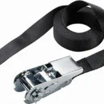 Master Lock Ιμάντας Αποσκευών Αυτοκινήτου 250x2.5cm με Καστάνια Μαύρο 322300112