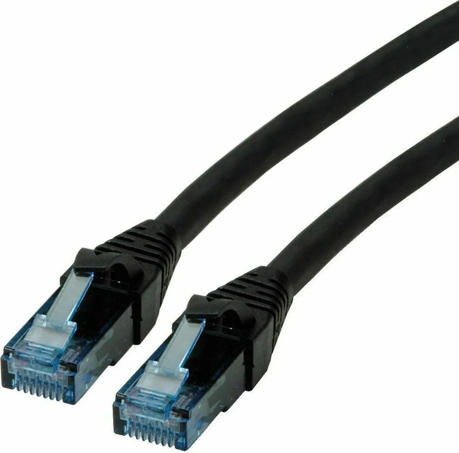 20201204122720_roline_u_utp_cat_6a_cable_0_5m_mayro_21_15_2750.jpeg Roline U/UTP Cat.6a (Gigabit) Καλώδιο Δικτύου Ethernet 0.5m Μαύρο 21.15.2750 - Image 1