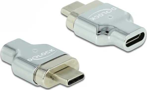 20210120111257_delock_usb_c_female_thunderbolt_3_male_66433.jpeg DeLock Μετατροπέας USB-C female σε Thunderbolt 3 male Ασημί 1τμχ 66433 - Image 1