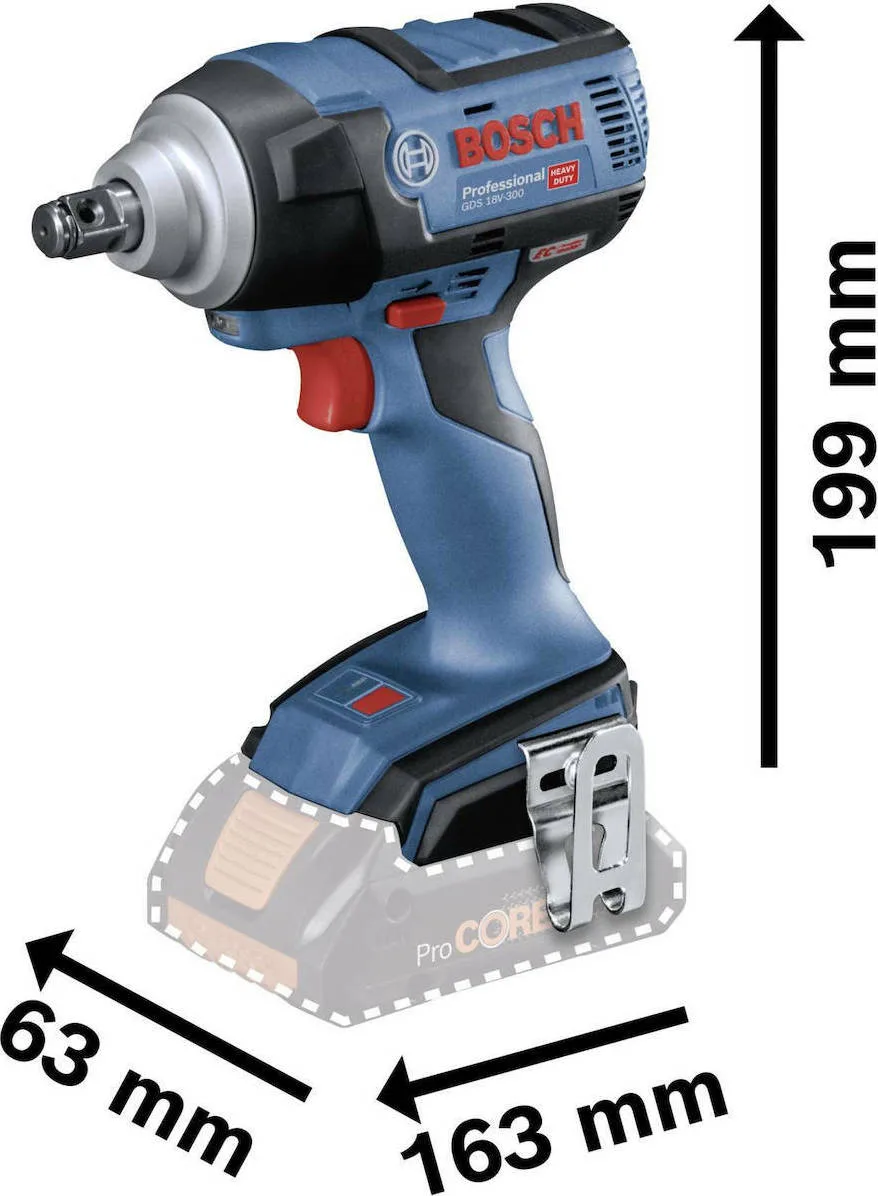 20210121122402_bosch_gds_18v_300_18v_solo_06019d8200.jpeg Bosch GDS 18V-300 Brushless Μπουλονόκλειδο Μπαταρίας 18V Solo με Υποδοχή 1/2" - Image 1