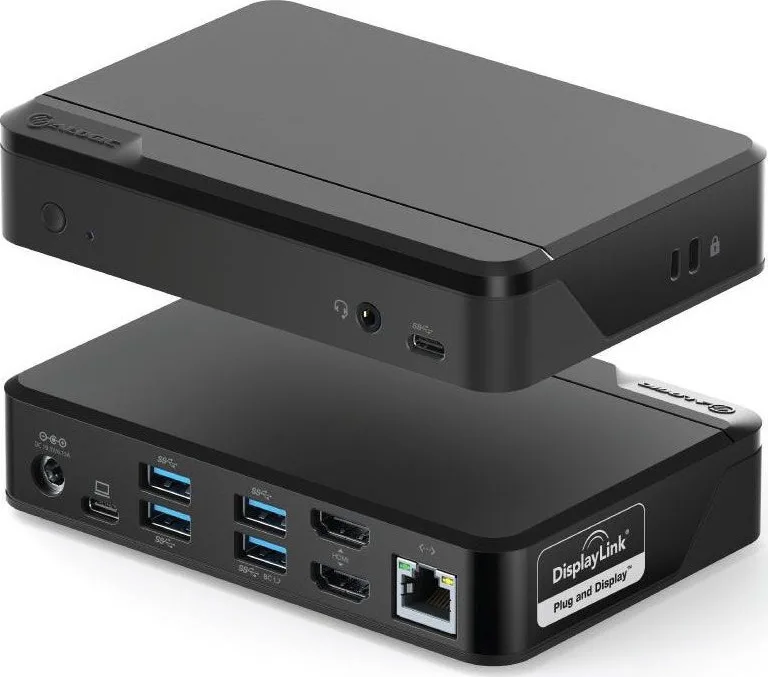 20210129123901_alogic_twin_hd_pro_docking_station_with_85w_power_delivery_and_usb_c_usb_a.jpeg Alogic USB-A Docking Station με 4K PD Ethernet Μαύρο (DUTHDPR) - Image 1