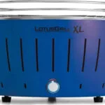 LotusGrill G435 XL Ανοξείδωτη Φορητή Ψησταριά Κάρβουνου 40.5x40.5εκ. G-TB-435 Deep Blue
