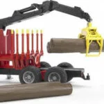 Bruder Γερανός Forestry Trailer with Loading Crane and Grab 1:16 για 3+ Ετών