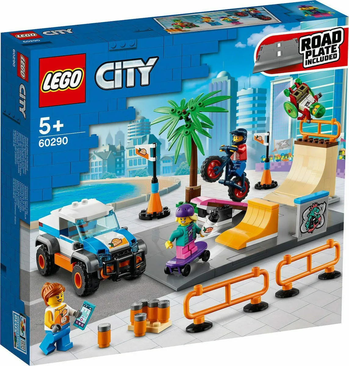 20210217100546_lego_city_skate_park_60290.jpeg LEGO City Skate Park για 5+ Ετών 60290 - Image 1