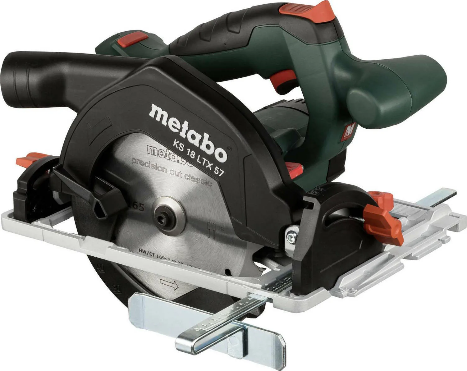 20210217140918_metabo_ks_18_ltx_57_18v_solo_601857840.jpeg Metabo KS 18 LTX 57 Δισκοπρίονο 18V Solo με Σύστημα Αναρρόφησης - Image 1