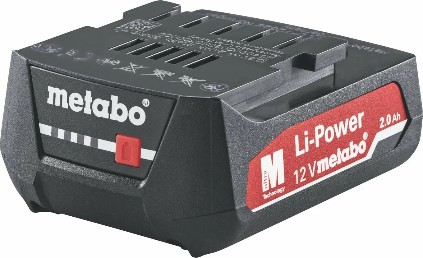 20210219134840_metabo_mpataria_li_ion_12v_2_0ah_625406000.jpeg Metabo Μπαταρία Εργαλείου Λιθίου 12V με Χωρητικότητα 2Ah 625406000 - Image 1