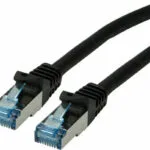 Roline U/UTP Cat.6a (Gigabit) Καλώδιο Δικτύου Ethernet 1m Μαύρο 21.15.2851