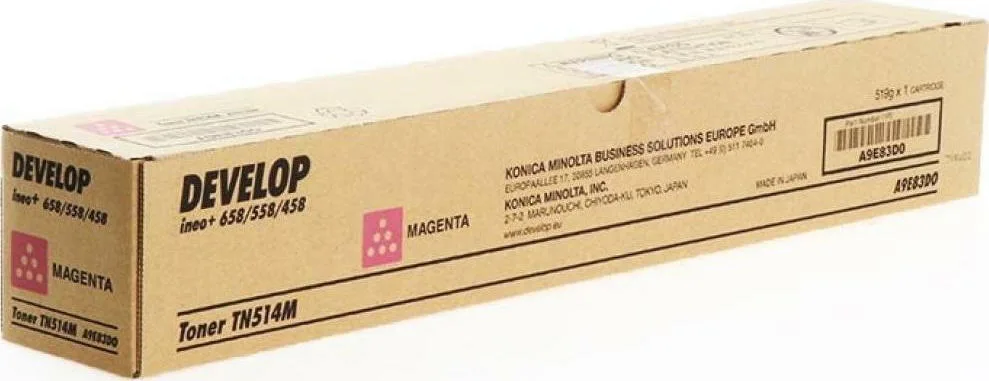 20210302121216_develop_tn_514_magenta_toner_a9e83d0.jpeg Develop TN-514 Γνήσιο Toner Laser Εκτυπωτή Ματζέντα 26000 Σελίδων A9E83D0 - Image 1