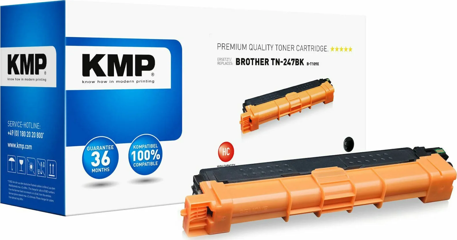20210319125319_kmp_symvato_toner_brother_tn_247_mayro.jpeg KMP B-T109X Συμβατό Toner για Laser Εκτυπωτή Brother TN-247BK 3000 Σελίδων Μαύρο - Image 1
