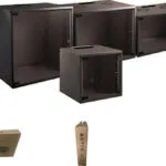 EFB Επιτοίχια Καμπίνα Rack 9U Ασυναρμολόγητη 53.5x45x44cm Μαύρο WGB-1909TS.45