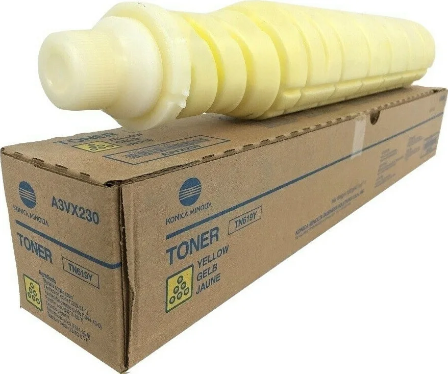 20210409093704_konica_minolta_tn_619y_yellow_toner_a3vx255.jpeg Konica Minolta TN-619Y Γνήσιο Toner Laser Εκτυπωτή Κίτρινο 71000 Σελίδων (A3VX255) - Image 1