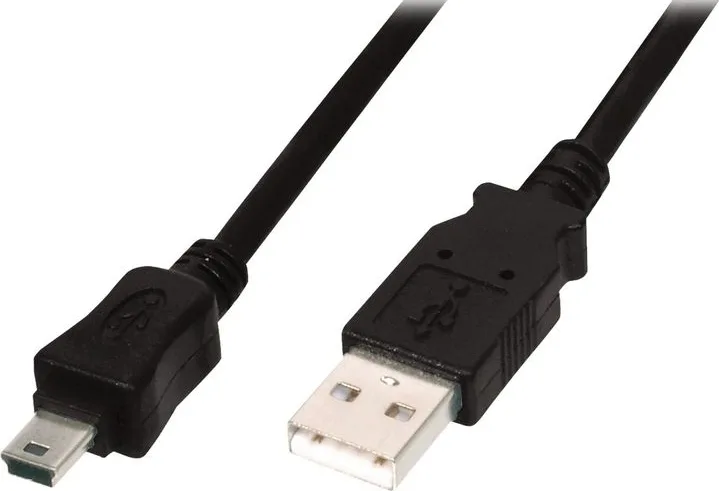 20210422103103_digitus_usb_2_0_cable_usb_a_male_mini_usb_b_male_mayro_3m_ak_300108_030_s.jpeg Digitus USB 2.0 Cable USB-A male - mini USB-B male Μαύρο 3m (AK-300108-030-S) - Image 1