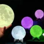 Smart Διακοσμητικό Φωτιστικό LED RGB Moon Light 15x15εκ.