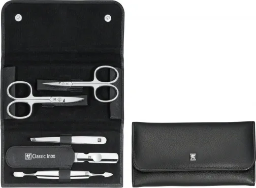 20210514113306_zwilling_j_a_henckels_push_button_set_manikiour_pentikiour_leather_case_black_5_pcs_97458_004_0.jpeg Zwilling J.A. Henckels Push Button Σετ Μανικιούρ/Πεντικιούρ Leather Case, Black, 5 Pcs 97458-004 - Image 1