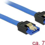 DeLock 7-Pin SATA III - 7-Pin SATA III 0.7cm Μπλε 84980