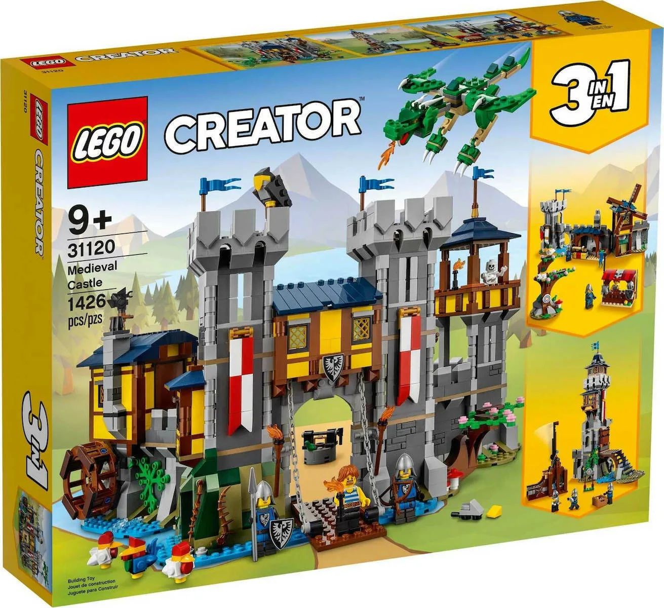 20210630165456_lego_creator_3_in_1_medieval_castle_31120.jpeg LEGO Creator Medieval Castle για 9+ Ετών 31120 - Image 1