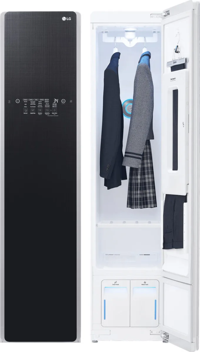 LG Styler S3BF BMA082HAMV Ατμοκαθαριστής Ρούχων Δαπέδου 1850W Μαύρος - Image 1
