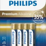 Philips Premium Αλκαλικές Μπαταρίες AAA 1.5V 4τμχ LR03M4B/10