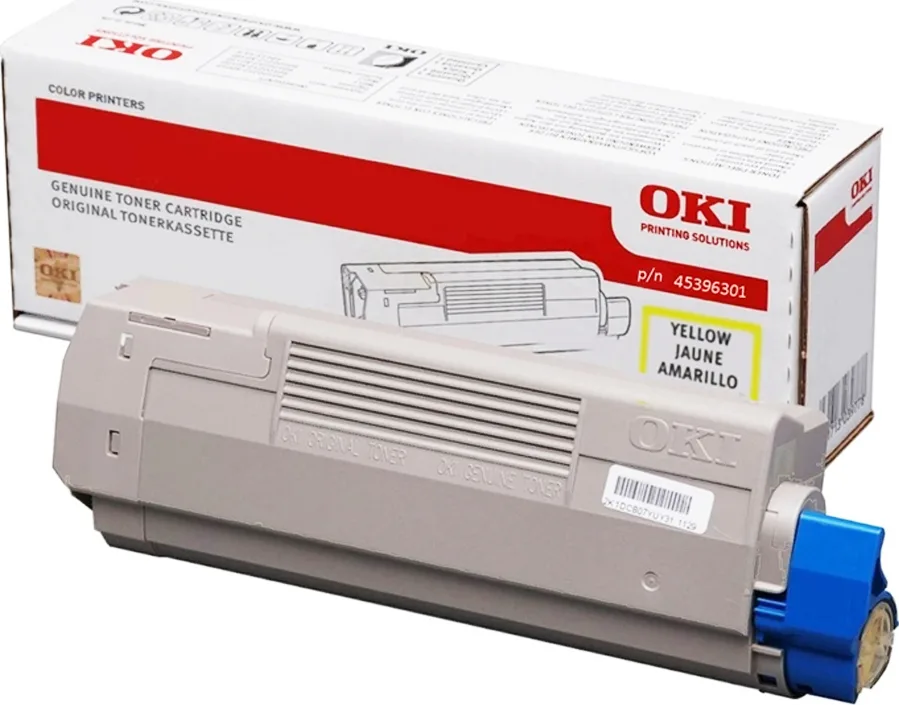 20211013165256_94ef5367.jpeg OKI 45396301 Γνήσιο Toner Laser Εκτυπωτή Κίτρινο 6000 Σελίδων 45396301 - Image 1