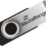 MediaRange 32GB USB 2.0 Stick Μαύρο