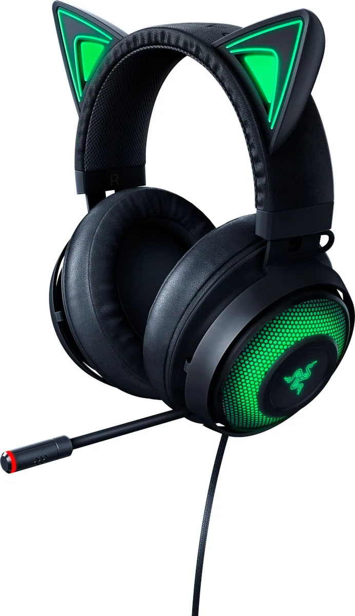 20211105104638_razer_kraken_kitty_edition_over_ear_gaming_headset_usb_black.jpeg Razer Kraken Kitty Edition Over Ear Gaming Headset με σύνδεση USB - Image 1