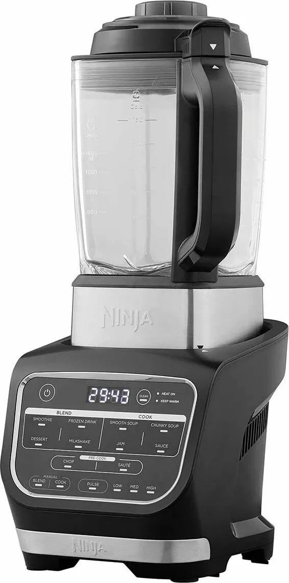 20211111151333_3ca530f0.jpeg Ninja Foodi Blender & Soup Maker Μπλέντερ με Γυάλινη Κανάτα 1.7 lt 1000W Μαύρο - Image 1