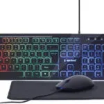 Gembird KBS-UML-01 Gaming Πληκτρολόγιο με RGB φωτισμό (Αγγλικό US)