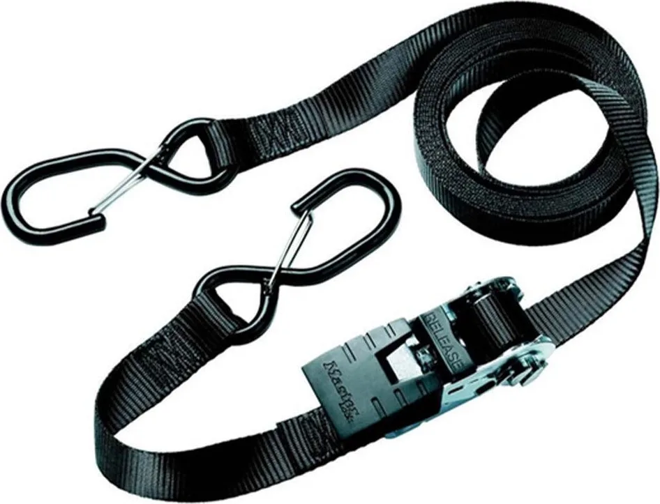 Master Lock Ιμάντας Αποσκευών Αυτοκινήτου 2.5cm με Καστάνια για Φορτία έως 400kg Γκρι 310900112 - Image 1