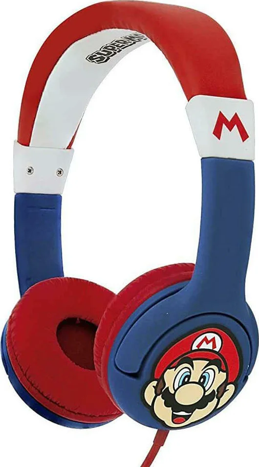 20211122165445_2cfebbf0.jpeg OTL Super Mario Ενσύρματα Παιδικά On Ear Ακουστικά Μπλε - Image 1