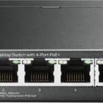 TP-LINK TL-SG1005LP v1 Unmanaged L2 PoE+ Switch με 4 Θύρες Gigabit (1Gbps) Ethernet