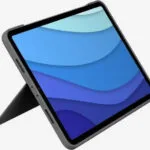 Logitech Combo Touch Flip Cover με Πληκτρολόγιο στα Αγγλικά US Γκρι (iPad Pro 2018 11")