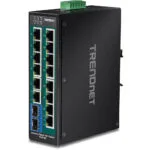 Trendnet TI-PG162 Unmanaged L2 PoE+ Switch με 14 Θύρες Gigabit (1Gbps) Ethernet και 2 SFP Θύρες
