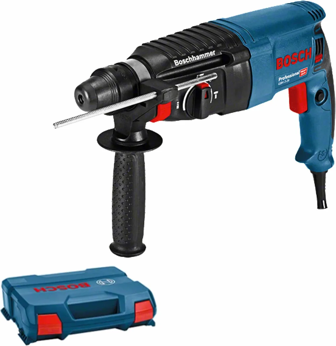 20220105115529_bosch_gbh_2_26_professional_kroustiko_skaptiko_reymatos_830w_me_sds_plus_06112a3000.jpeg Bosch GBH 2-26 Professional Κρουστικό Σκαπτικό Πιστολέτο Ρεύματος 830W με Υποδοχή SDS Plus 06112A3000 - Image 1