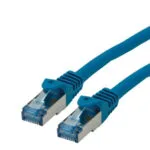 Roline S/FTP Cat.6a (Gigabit) Καλώδιο Δικτύου Ethernet 5m Μπλε 21.15.2845-50