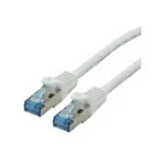 Roline S/FTP Cat.6a (Gigabit) Καλώδιο Δικτύου Ethernet 1m Λευκό 21.15.2861-100