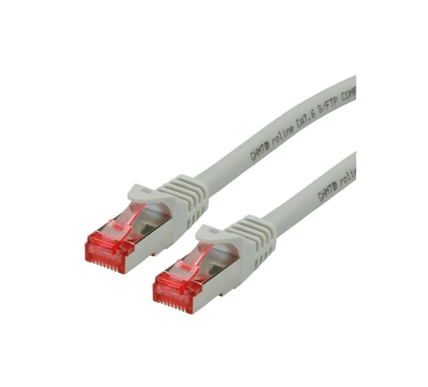 Roline S/FTP Cat.6 (Gigabit) Καλώδιο Δικτύου Ethernet 1m Γκρι 21.15.2601-100 - Image 1