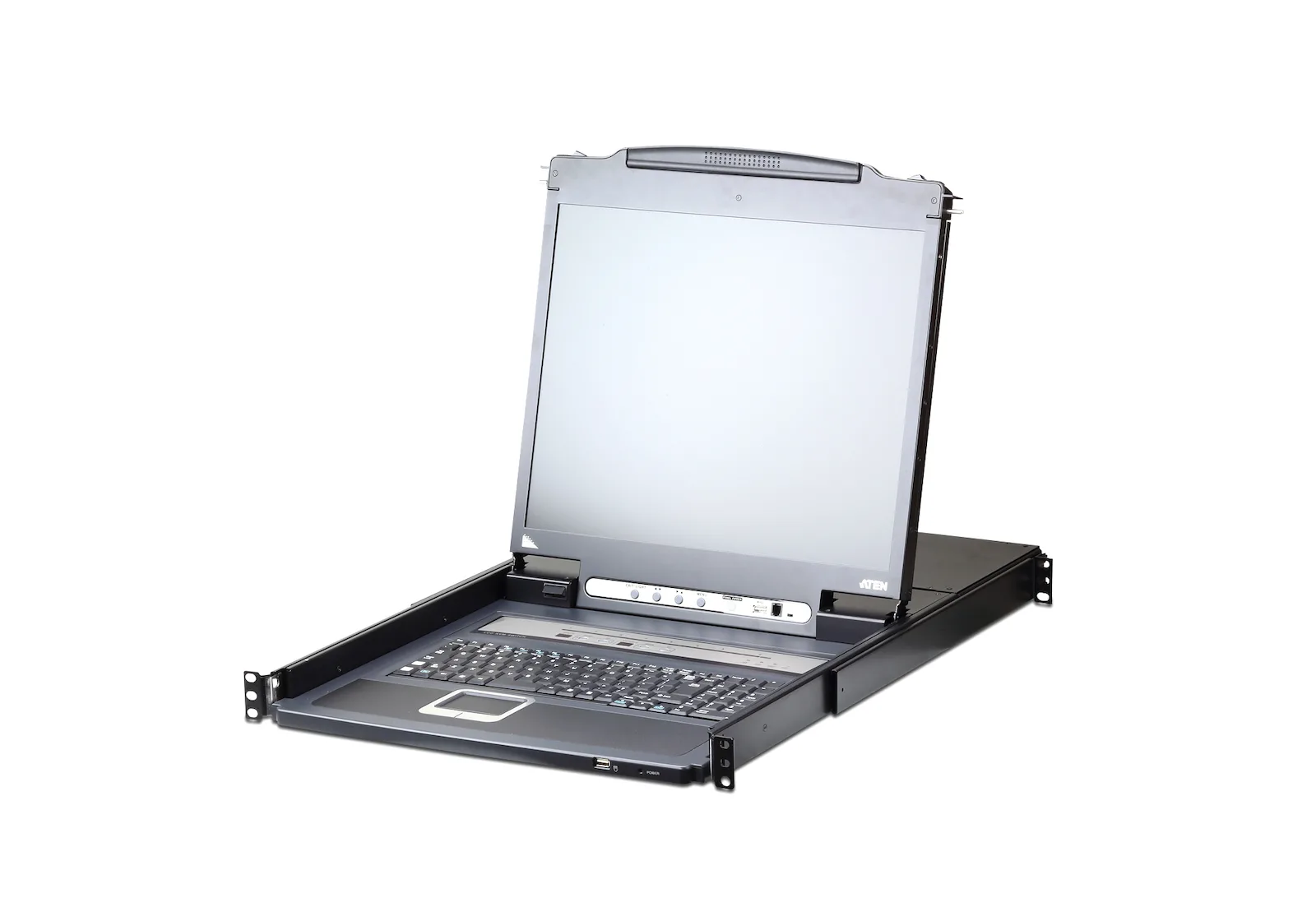 20220111140106_aten_1_local_remote_share_access_8_port_ps_2_usb_vga_single_rail_lcd_kvm_over_ip_switch.jpeg Aten CL5708IN KVM & Data Switch με Ethernet / SPHD / USB - Image 1