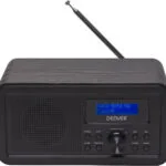Denver DAB-30 Light Wood Επιτραπέζιο Ραδιόφωνο Ρεύματος / Μπαταρίας DAB+ Μαύρο