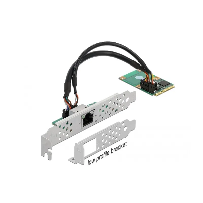 20220401135323_delock_ensyrmati_karta_diktyou_gigabit_1gbps_ethernet_mini_pci_95266.jpeg DeLock Ενσύρματη Κάρτα Δικτύου Gigabit (1Gbps) Ethernet Mini PCI 95266 - Image 1
