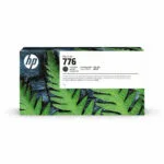 HP 776 Γνήσιο Μελάνι Εκτυπωτή InkJet Matte Μαύρο (1XB12A)